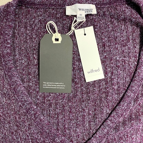 ⭐️ NWT WILFRED FREE Bittar Ribbed Shirt ⭐️ - Picture 3 of 5